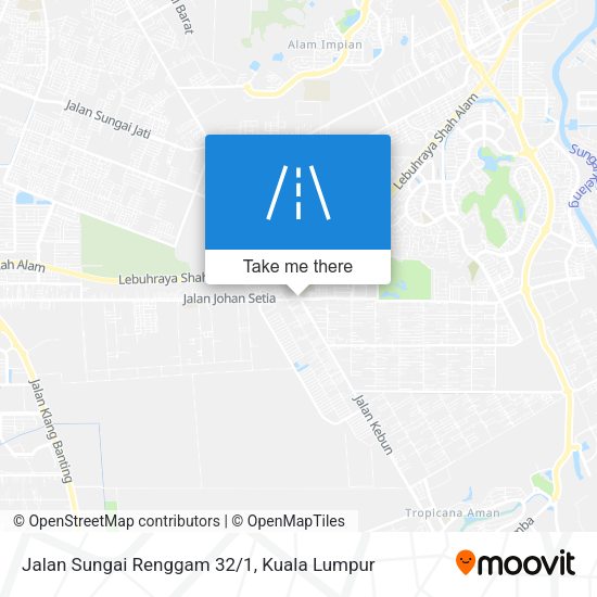 Jalan Sungai Renggam 32/1 map