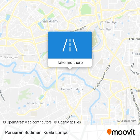 Peta Persiaran Budiman