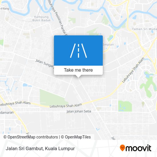 Jalan Sri Gambut map