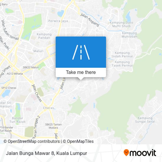 Peta Jalan Bunga Mawar 8
