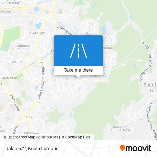 Jalan 6/2 map