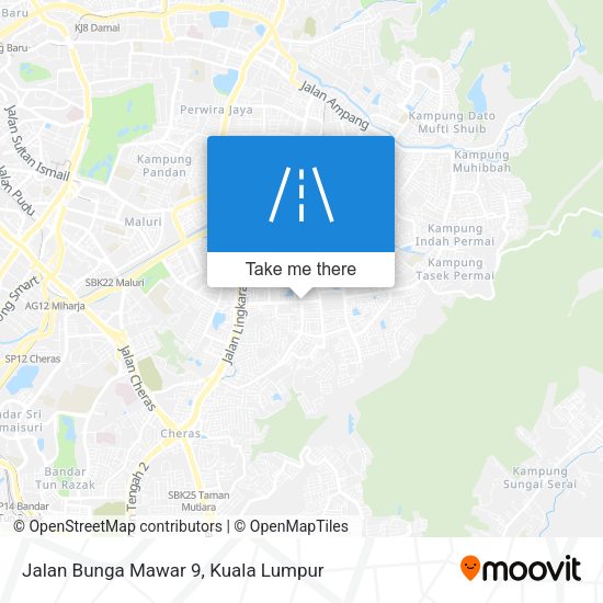 Peta Jalan Bunga Mawar 9