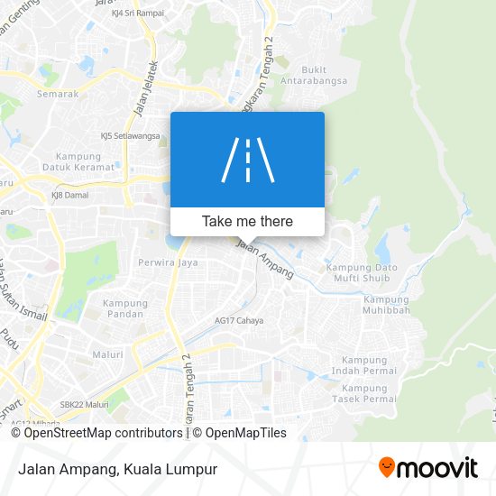 Peta Jalan Ampang