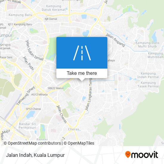 Jalan Indah map