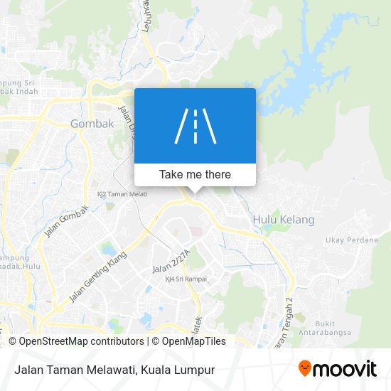 Peta Jalan Taman Melawati