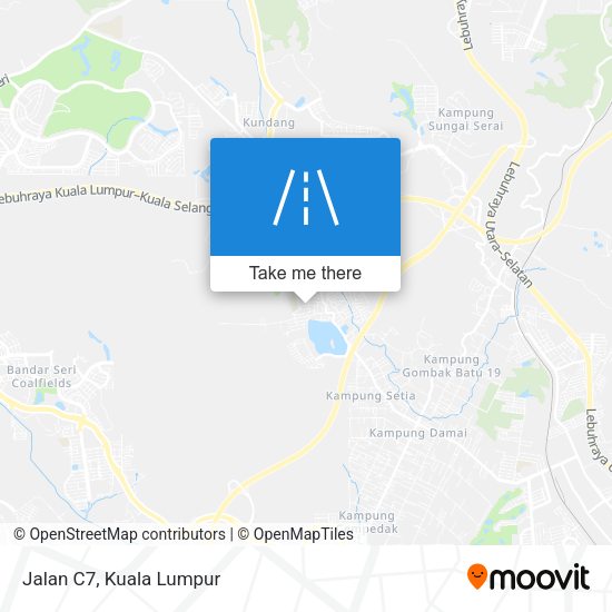 Jalan C7 map