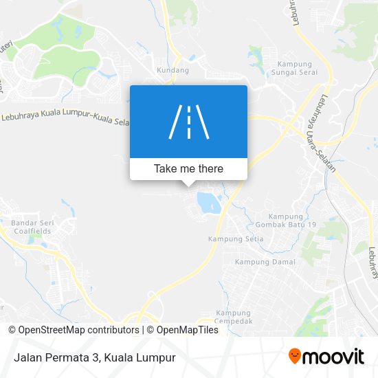Peta Jalan Permata 3