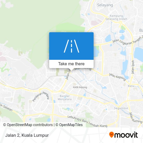 Jalan 2 map