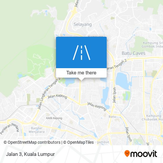 Jalan 3 map