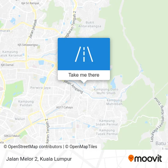 Jalan Melor 2 map