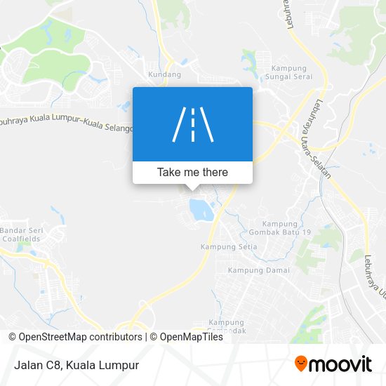 Jalan C8 map