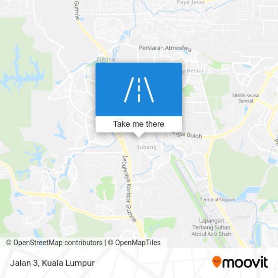 Jalan 3 map