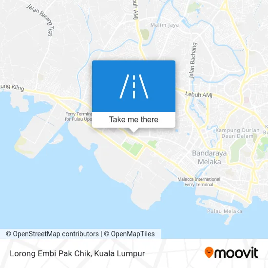 Lorong Embi Pak Chik map