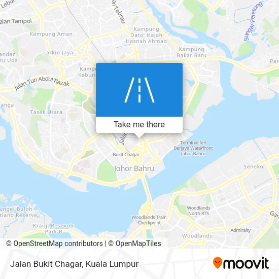 Jalan Bukit Chagar map