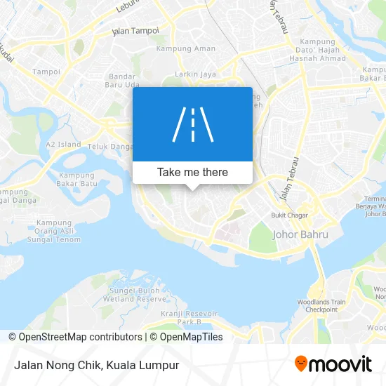 Jalan Nong Chik map