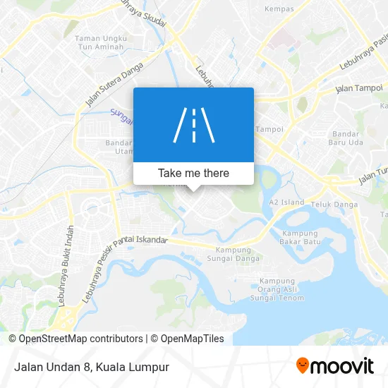 Jalan Undan 8 map