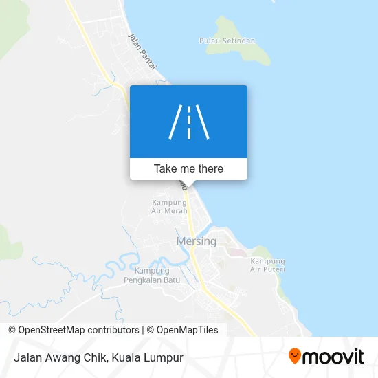Jalan Awang Chik map
