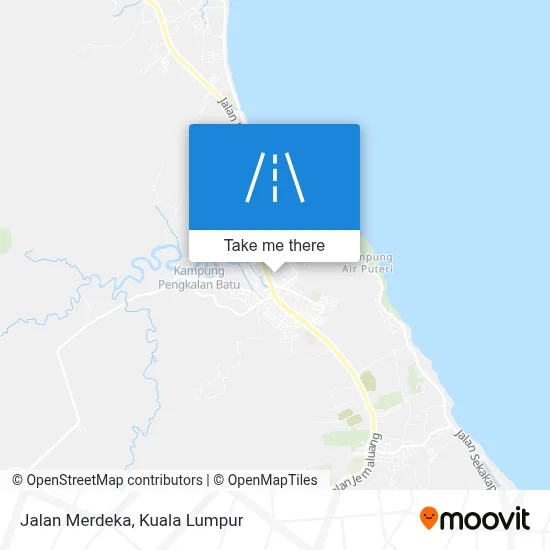 Jalan Merdeka map