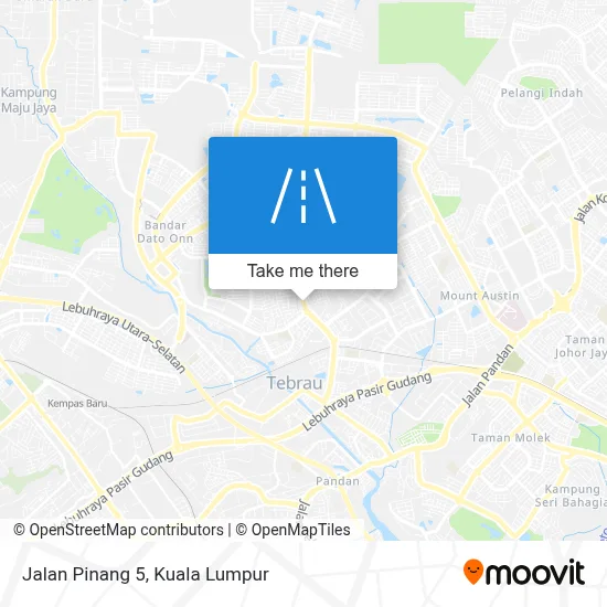 Jalan Pinang 5 map