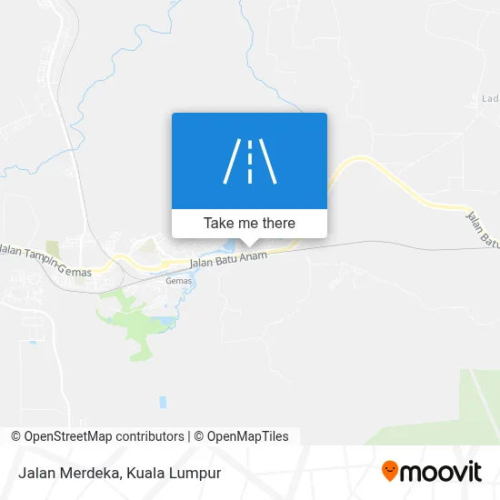 Jalan Merdeka map