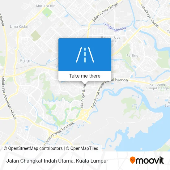 Jalan Changkat Indah Utama map