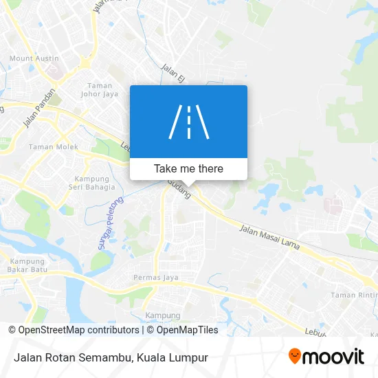 Jalan Rotan Semambu map