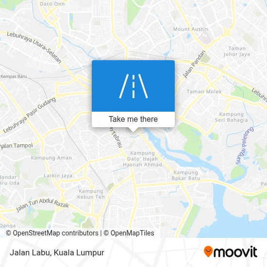 Jalan Labu map
