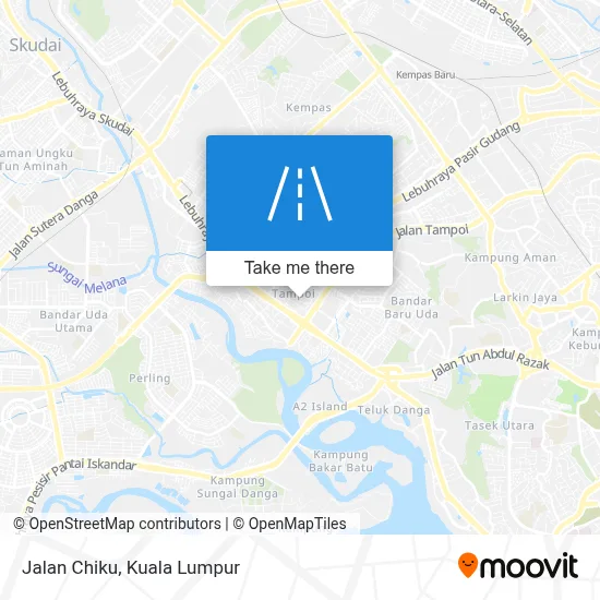 Jalan Chiku map