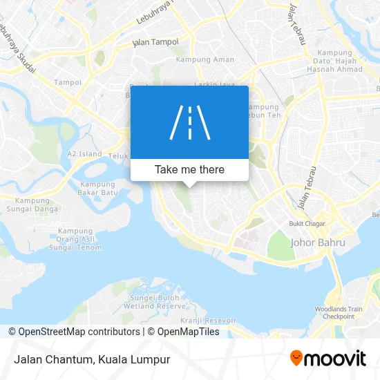 Jalan Chantum map