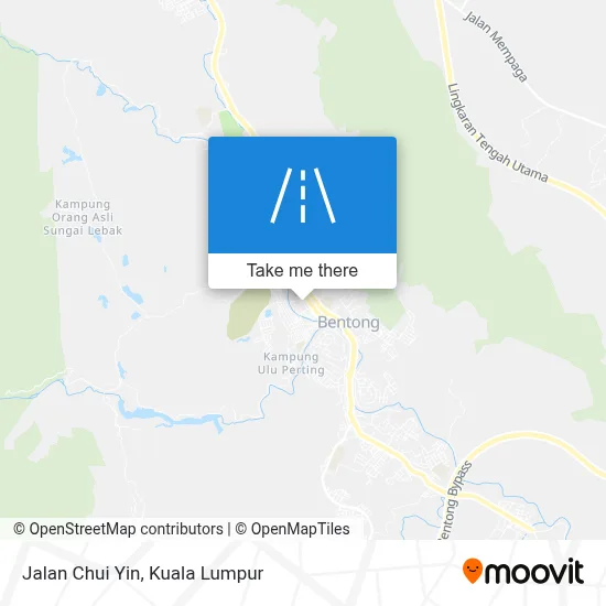 Jalan Chui Yin map