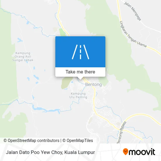 Jalan Dato Poo Yew Choy map