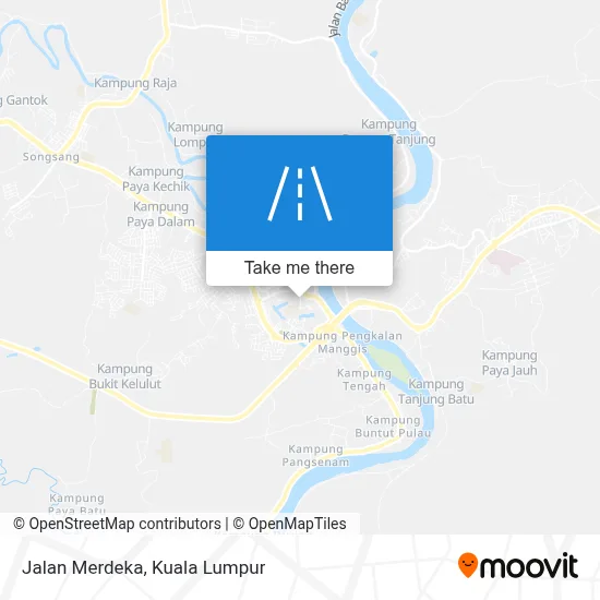 Jalan Merdeka map