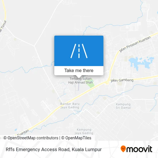 Peta Rffs Emergency Access Road