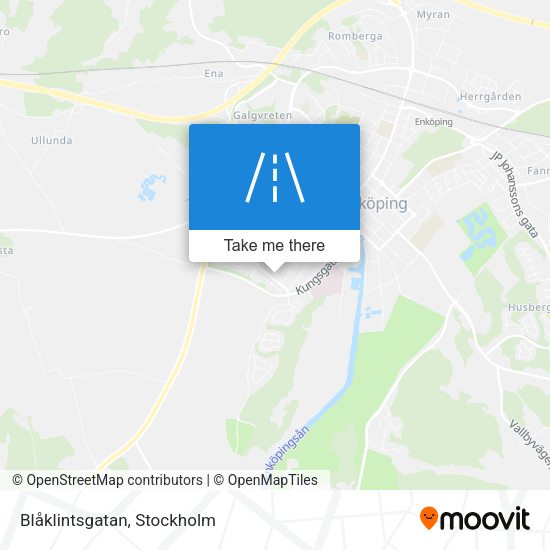 Blåklintsgatan map