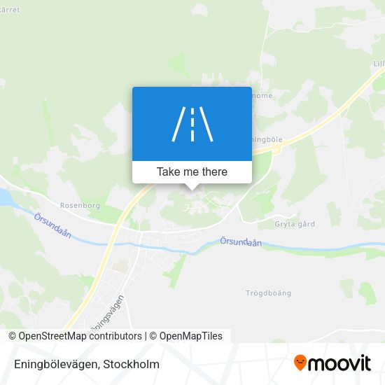 Eningbölevägen map