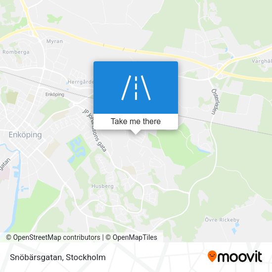 Snöbärsgatan map