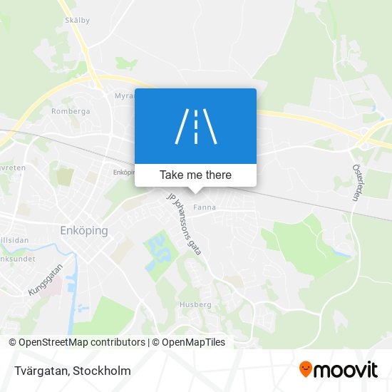 Tvärgatan map