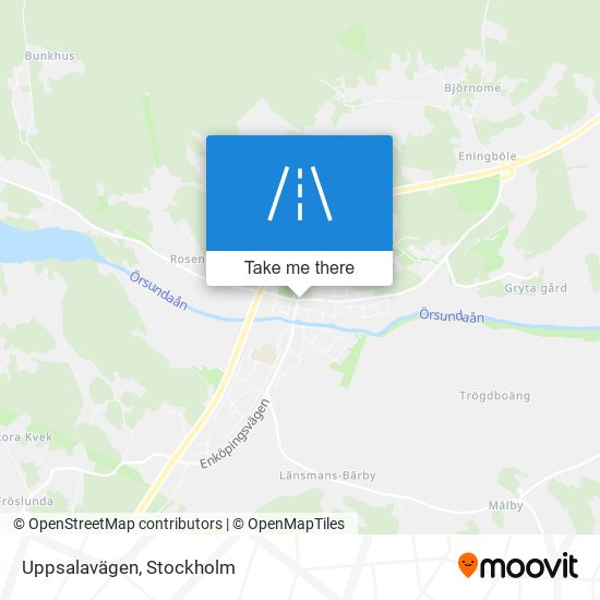 Uppsalavägen map