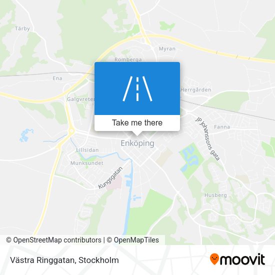 Västra Ringgatan map