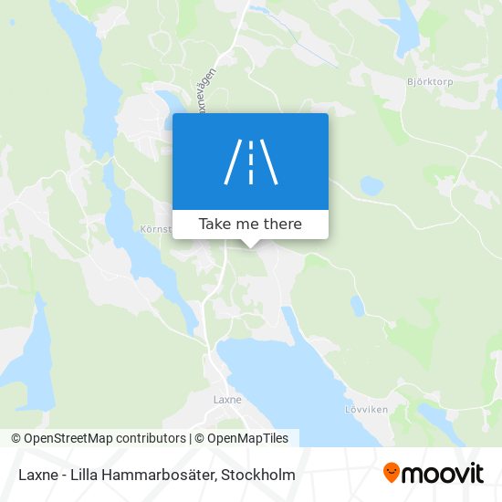 Laxne - Lilla Hammarbosäter map