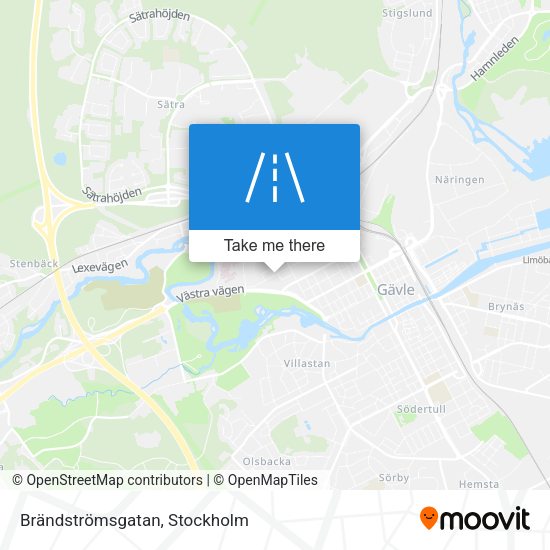 Brändströmsgatan map