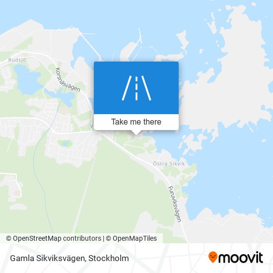 Gamla Sikviksvägen map