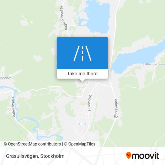 Gräsullsvägen map