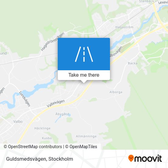 Guldsmedsvägen map