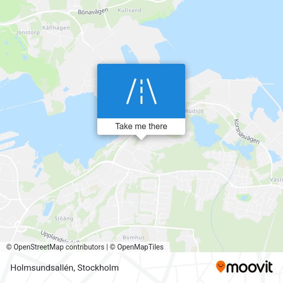 Holmsundsallén map