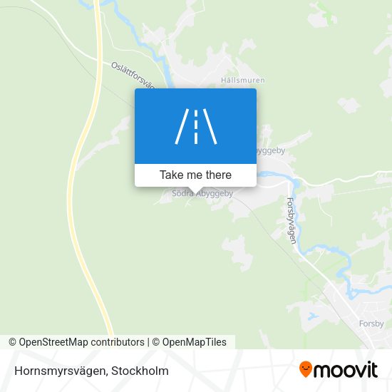Hornsmyrsvägen map