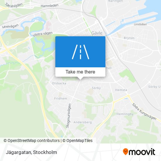 Jägargatan map