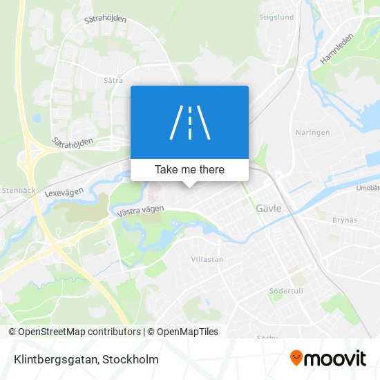 Klintbergsgatan map