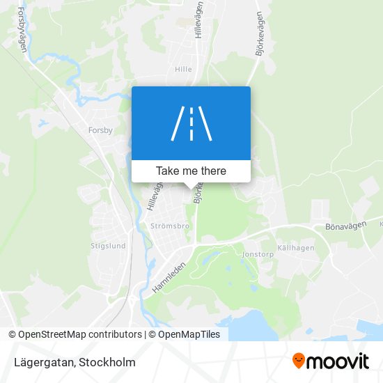 Lägergatan map