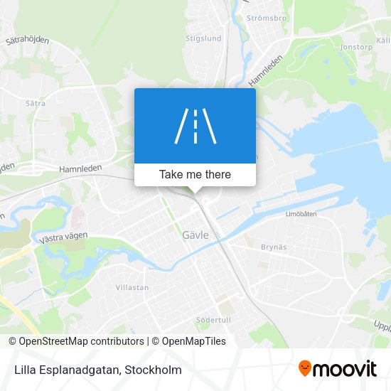 Lilla Esplanadgatan map